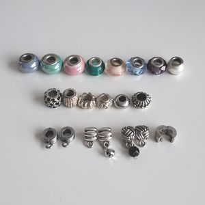 Collection of 21 Beads for Charm Bracelet
